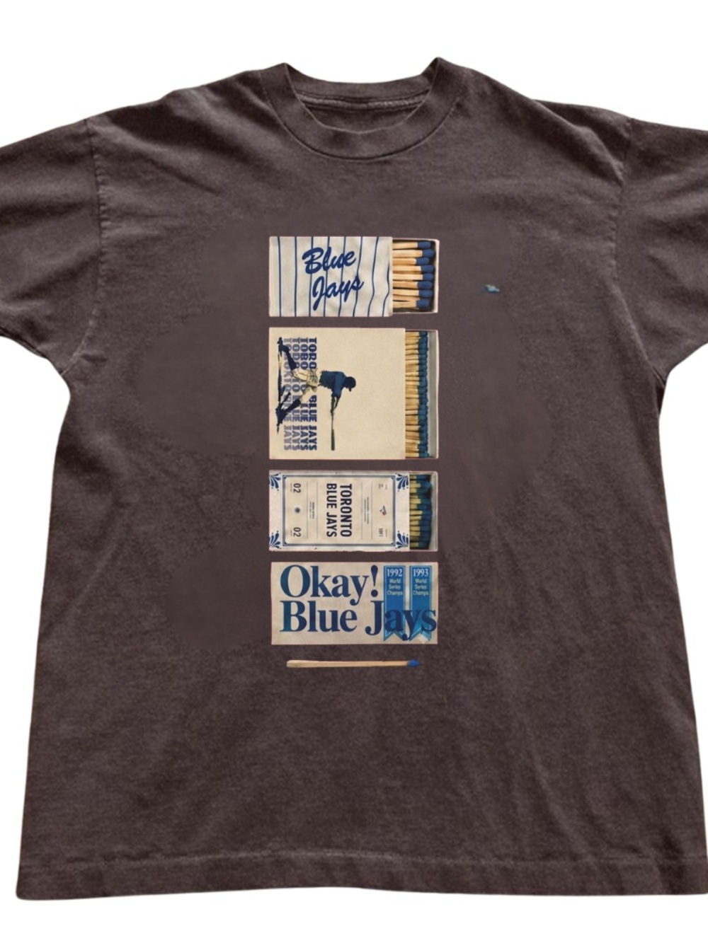 Dark chocolate Blue Jays Graphic Tee